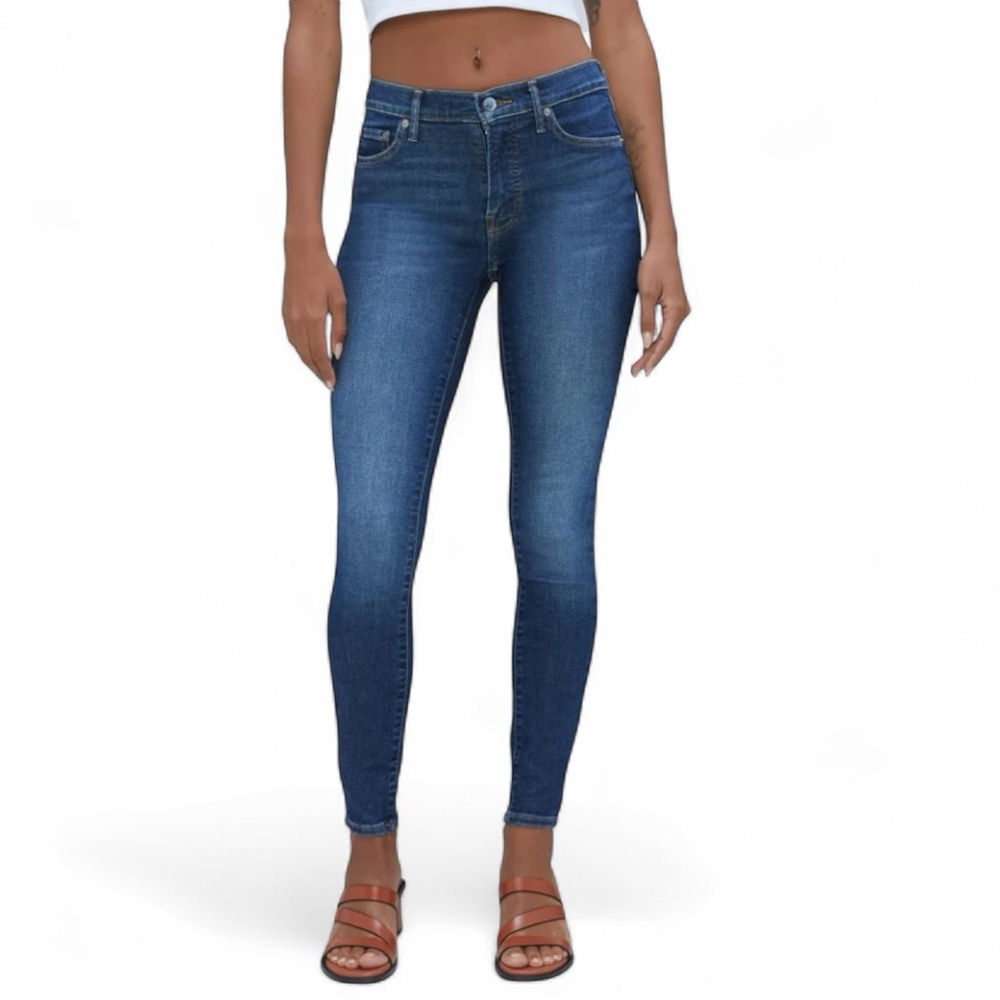 Everlane The Mid-Rise Skinny Stretch Dark Indigo Jean